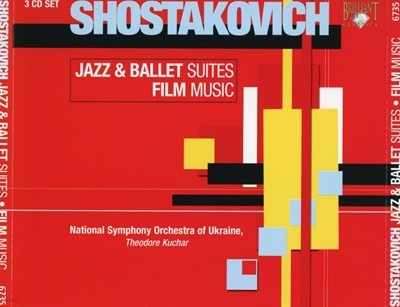 테오도르 쿠차 - Theodore Kuchar - Shostakovich Jazz & Ballet Suites Film Music 3Cds [네덜란드발매]