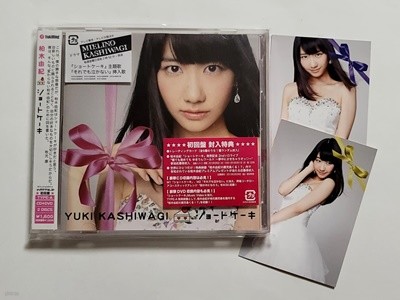 (일본반 초판 한정반 CD+DVD 포토카드 2매 동봉) Kashiwagi Yuki (카시와기 유키 / 柏木由紀) - ショ-トケ-キ