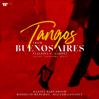 Daniel Barenboim — 다니엘 바렌보임 - 탱고 앨범 (Daniel Barenboim - Tangos from Buenos Aires) - Daniel Barenboim 앨범 커버