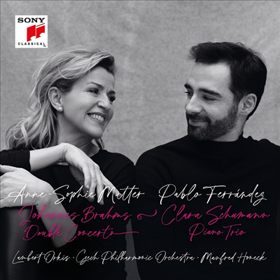 Anne-Sophie Mutter — 브람스: 이중 협주곡 & 클라라 슈만: 피아노 삼중주 (Brahms: Double Concerto & C.Schumann: Piano Trio) - Anne-Sophie Mutter 앨범 커버