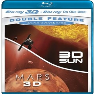 Galactic Adventures Double Feature :3D Sun / Mars 3D (ƽ   ) (ѱ۹ڸ)(Blu-ray) (2007)