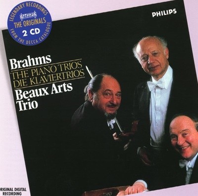 보자르 트리오 - Beaux Arts Trio - The Piano Trios Brahms Samtliche Klaviertrios 2Cds [E.U발매]