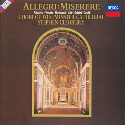 ˷׸: , ׺: ĭŸ ̳, ī߸: 캣  (Allegri: Miserere, Monteverdi: Cantate Domino, Cavalli: Salve Regina) (Ϻ Ÿڵ  )(CD) - Stephen Cleobury