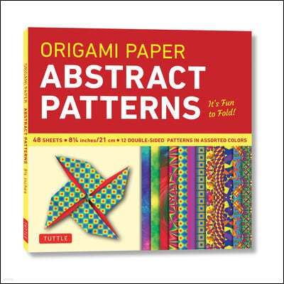 Origami Paper - Abstract Patterns - 8 1/4" - 48 Sheets