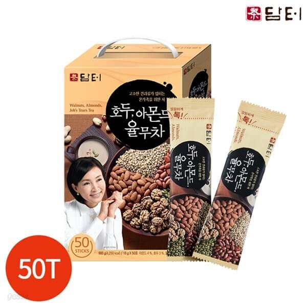 담터 호두 아몬드 율무차 18g x 50T