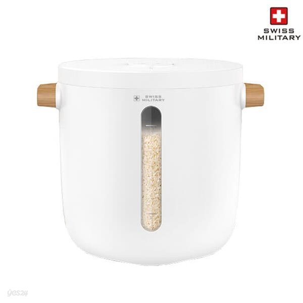 [스위스밀리터리] 스마트 진공 쌀통 12kg (SMA-RC12K/신선한보관/자동압력감지)