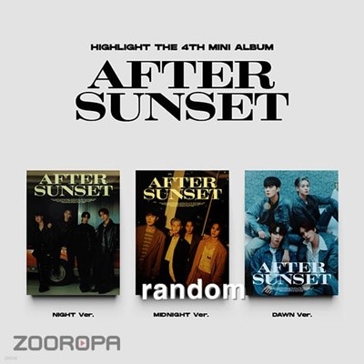 [미개봉/주로파] 하이라이트 Highlight AFTER SUNSET 미니앨범 4집