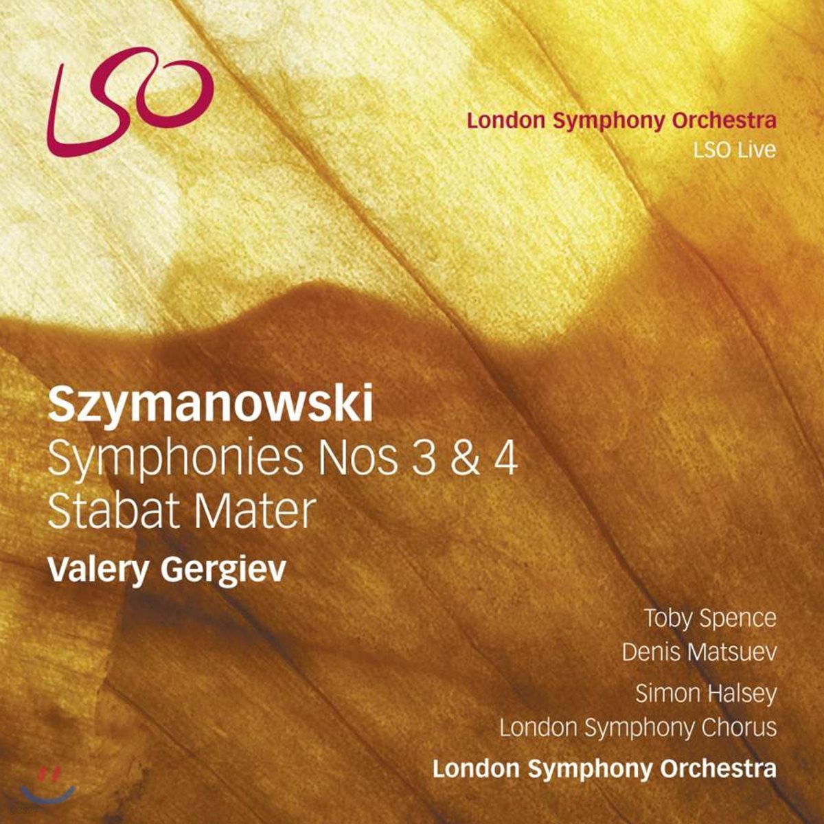 Valery Gergiev 시마노프스키 : 교향곡 3번 '밤의 노래' & 4번, 스타바트 마테르 (Szymanowski: Symphonies Nos 3 & 4 & Stabat Mater)