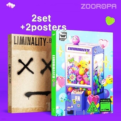 [미개봉/2종세트/2포스터] 베리베리 VERIVERY Liminality EP LOVE 싱글앨범 3집