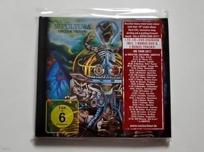 (수입 CD+DVD 초판 한정 디지북) Sepultura - Machine Messiah