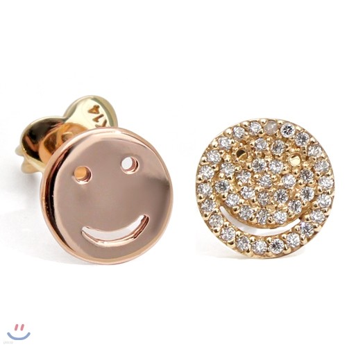 Smilely face studs