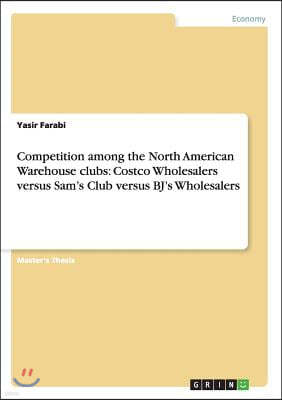 Competition among the North American Warehouse clubs: Costco Wholesalers versus Sam's Club versus BJ's Wholesalers