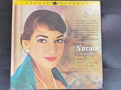 [LP] 마리아 칼라스 - Maria Callas -  La Scala Presents Norma By Bellini 3Lps LP [BOX] [U.S반]