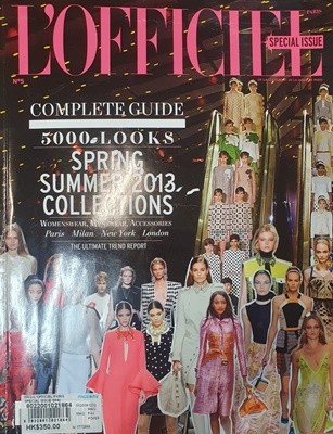 LOfficiel PARIS - SPECIAL ISSUE/COMPLETE GUIDE 5000 LOOKS/ SPRING SUMMER 2013 COLLECTIONS