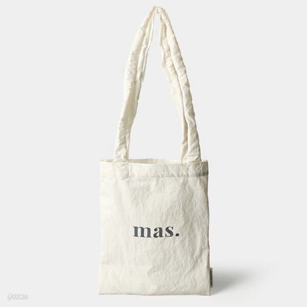 Shirring eco bag _ Ivory