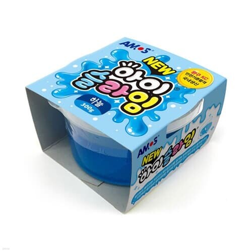 스쿨문구 아모스 아이슬라임 하늘 300g