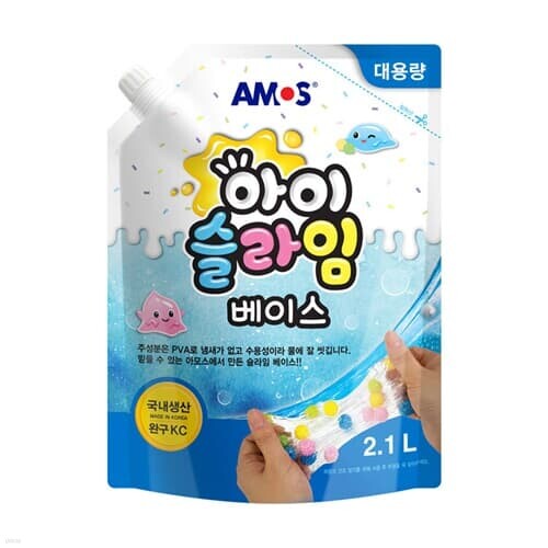 스쿨문구 아모스 아이슬라임 베이스 2.1L
