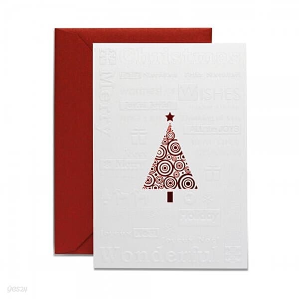 [NTHEN] 크리스마스 카드 Red Tree