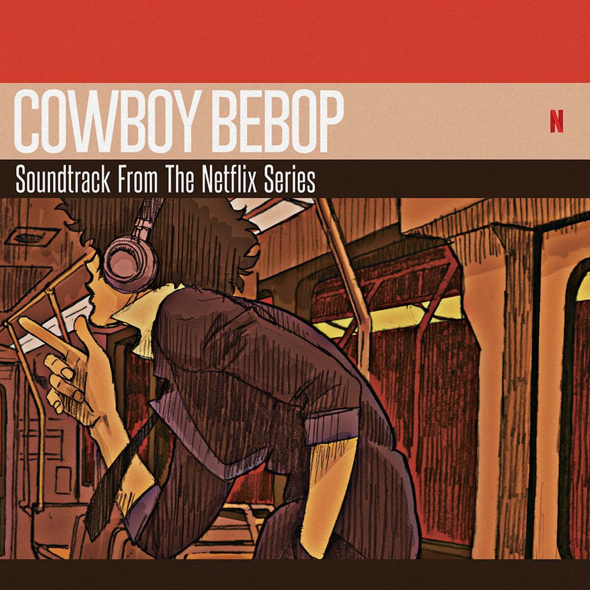 카우보이 비밥 영화음악 (Cowboy Bebop By Kanno Yoko 칸노 요코) [레드 &amp; 오렌지 마블 컬러 2LP]