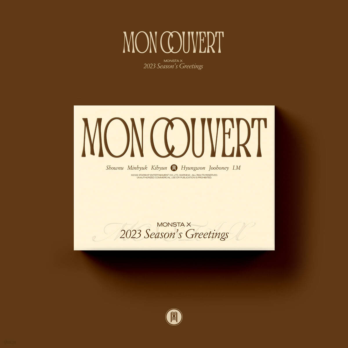 몬스타엑스 (MONSTA X) 2023 시즌 그리팅 : MON COUVERT [DESK CALENDAR ver.]