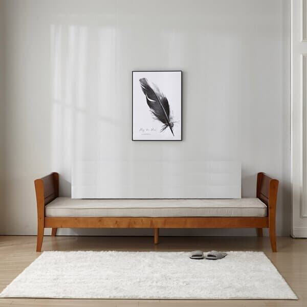 . 다솔 소송원목 베드벤치 A형 소파베드 원목벤치소파