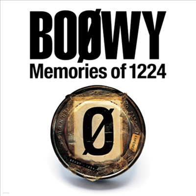 Boowy () - Memories Of 1224 (2CD+64P Photobook) (7" Size Box ) ()