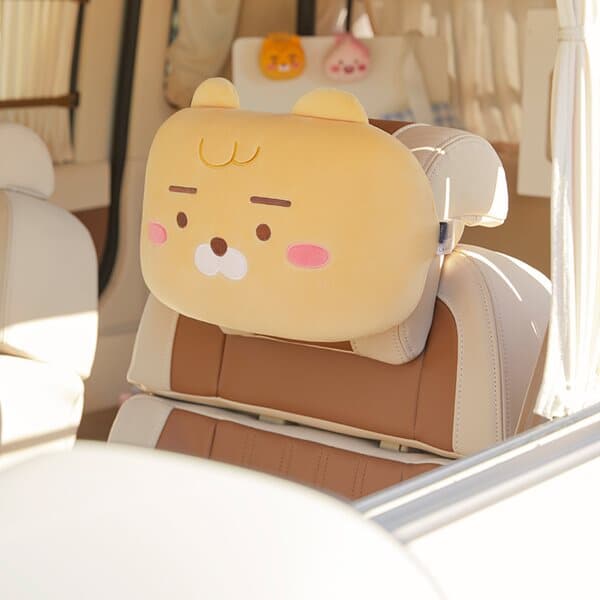 폭신한 차량용 목쿠션_리틀라이언