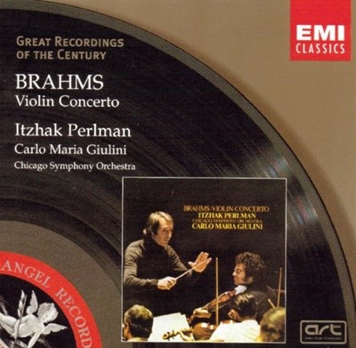 Brahms : Violin Concerto - 펄만 (Itzhak Perlman) (US발매)