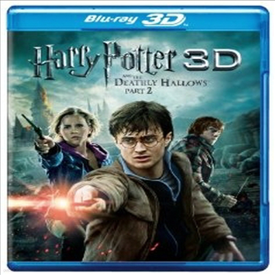 Harry Potter & The Deathly Hallows: Part 2 (ظ Ϳ   - 2) (ѱ۹ڸ)(Blu-ray 3D) (2011)