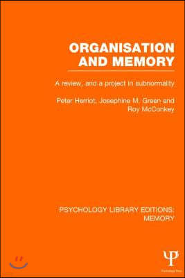 Organisation and Memory (PLE: Memory)