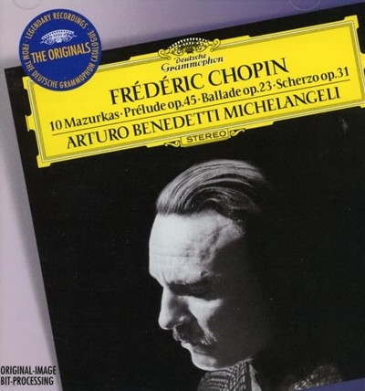 Chopin : 10 Mazurkas(10 마주르카) Ballade Op.23 , Scherzo Op. 31 - Arturo Benedetti Michelangeli (미켈란젤리) (EU발매)