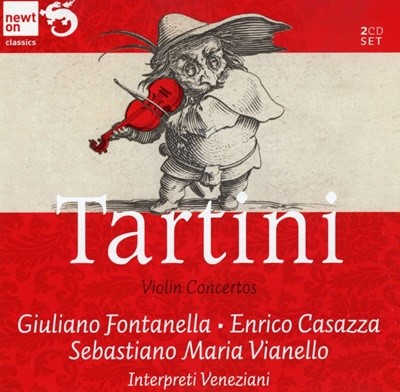 폰타넬라 - Giuliano Fontanella - Tartini Violin Concertos 2Cds [홀랜드발매]