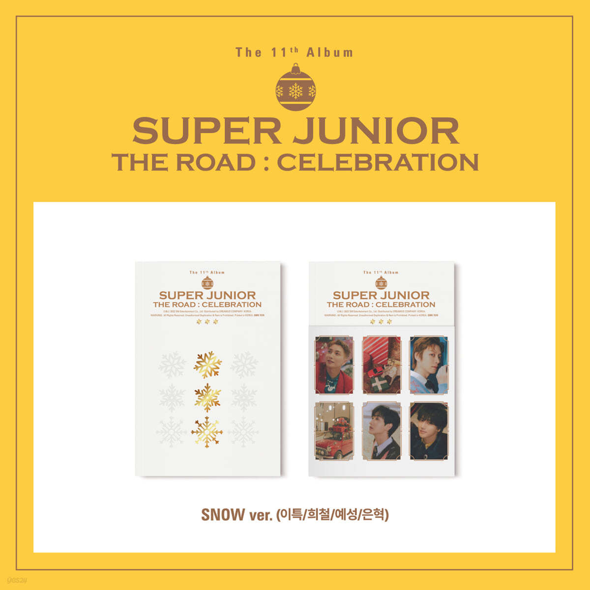 슈퍼주니어 (Super Junior) - 11집 : Vol.2 The Road : Celebration [SNOW ver.] [이특/희철/예성/은혁]