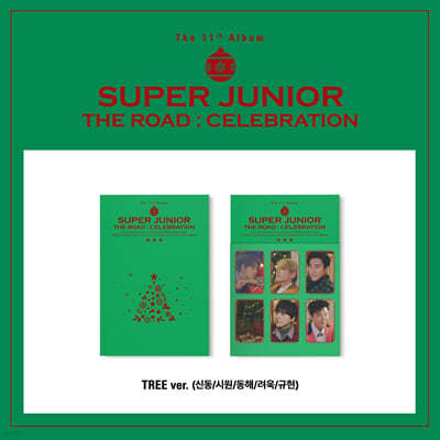 ִϾ (Super Junior) - 11 : Vol.2 The Road : Celebration [TREE ver.] [ŵ/ÿ///]