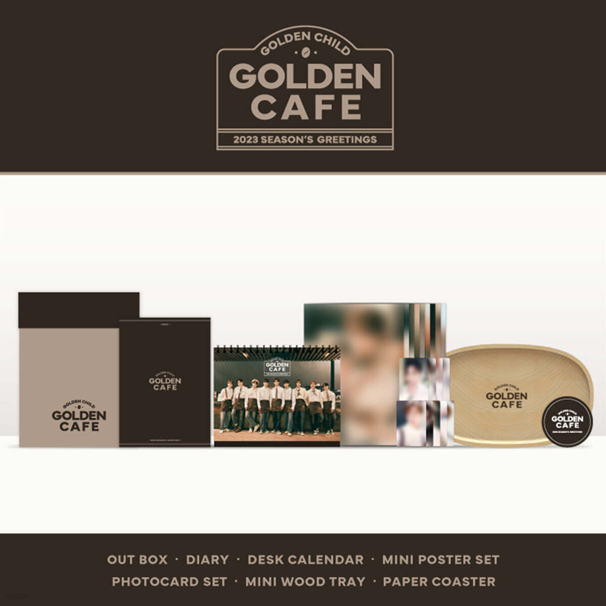 골든차일드 (GOLDEN CHILD) 2023 시즌 그리팅 [GOLDEN CAFE]