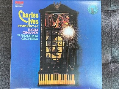 [LP] 유진 오르먼디 - Eugene Ormandy - Charles Ives Symphony No.2 LP [일본반]