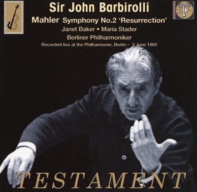 존 바비롤리 - John Barbirolli - Mahler Symphony No.2 Resurrection (부활) 2Cds [U.K발매]