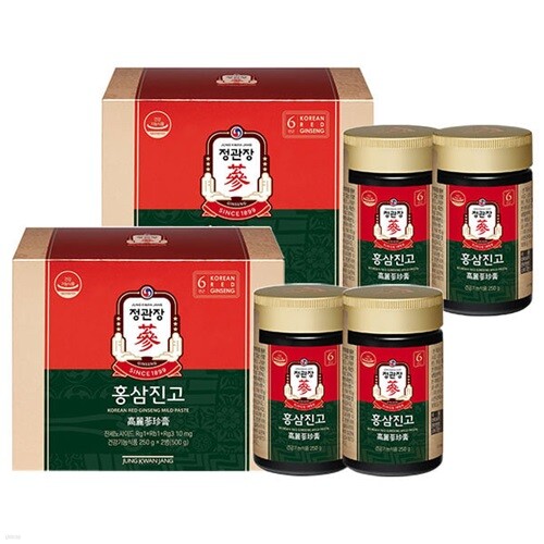 [정관장 공식] 홍삼진고 250g x 2병 2박스 (50일분)