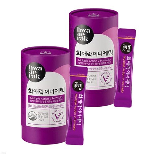 [정관장 공식] 화애락 이너제틱 15g x 20포 2박스 (20일분)