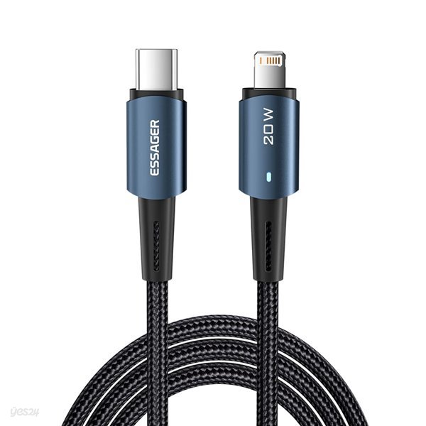 넥스원 ESSAGER 66w 6A USB C타입 PD 썬더볼트 고속충전연장케이블 2m