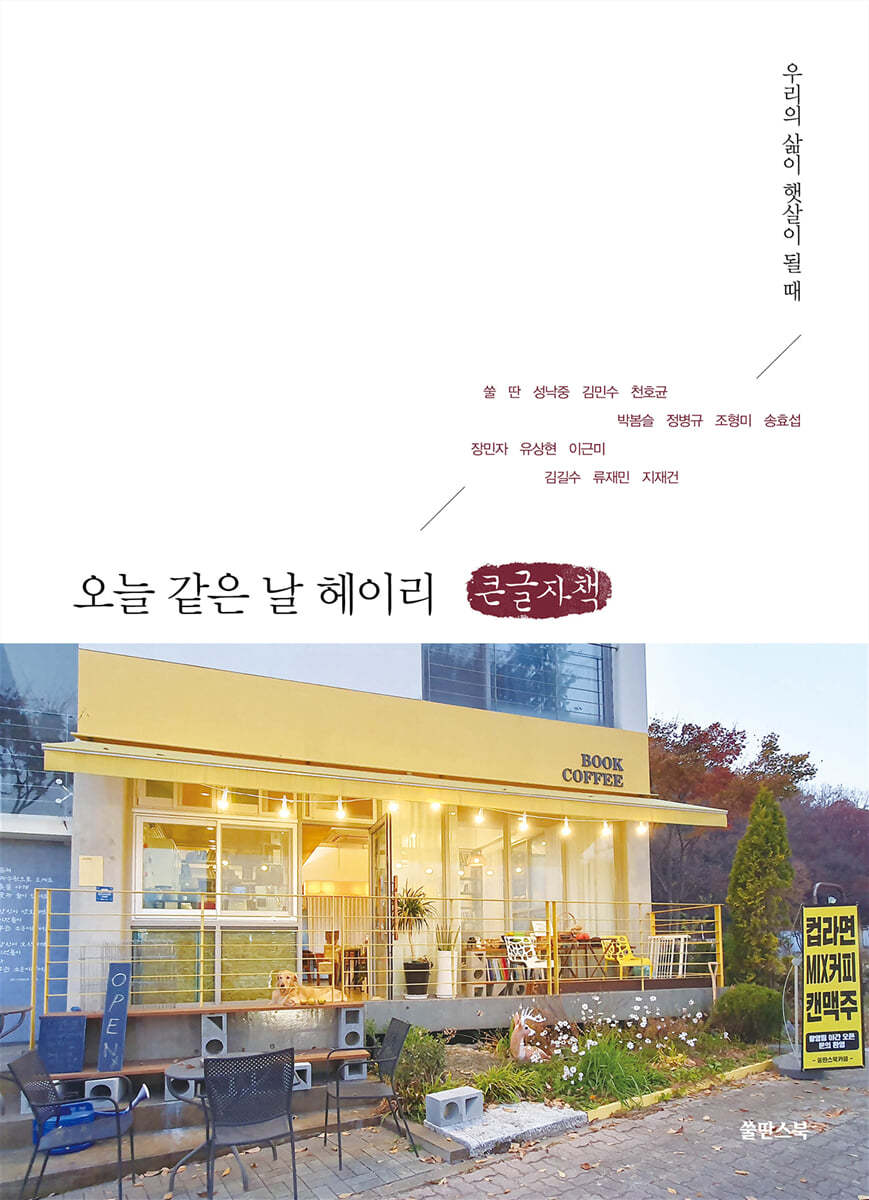 오늘 같은 날 헤이리 (큰글자책)