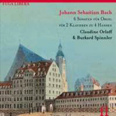  : 6  ҳŸ (Bach : 6 Sonaten fur Orgel fur 2 Klavieren zu 4 Handen)(CD) - Claudine Orloff