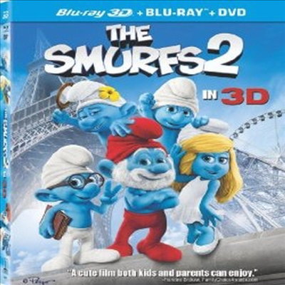 The Smurfs 2 (  2) (ѱ۹ڸ)(Blu-ray 3D + Blu-ray + DVD) (2013)