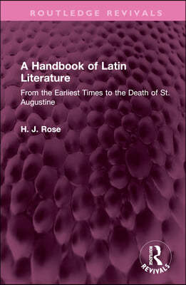 Handbook of Latin Literature