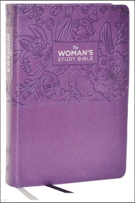 Kjv, the Woman's Study Bible, Purple Leathersoft, Red Letter, Full-Color Edition, Comfort Print: Receiving God's Truth for Balance, Hope, and Transfor