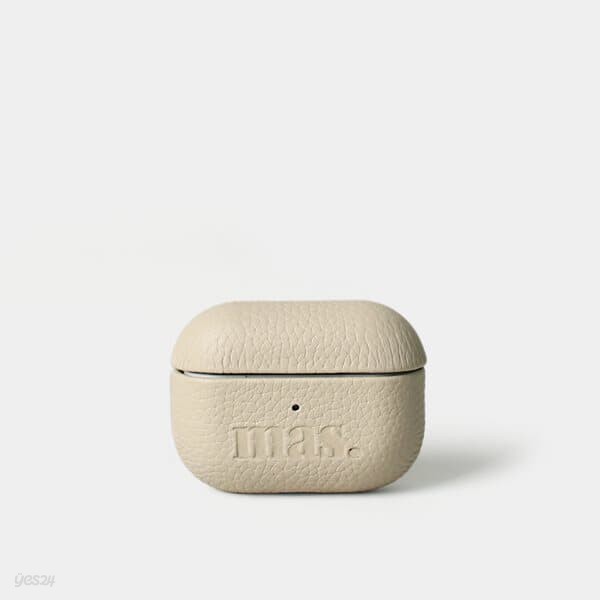 Leather airpod pro case_Beige