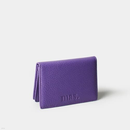 Leather namecard wallet_ Purple