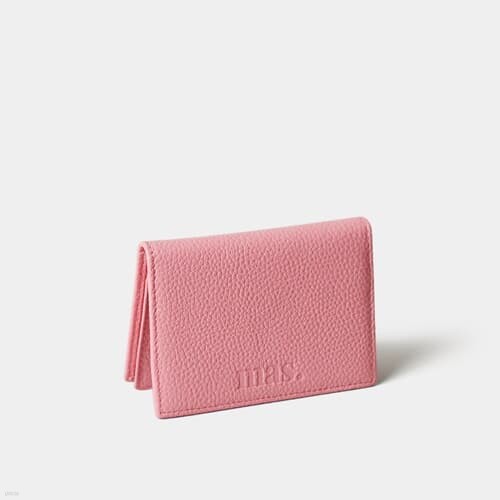 Leather namecard wallet_ Pink
