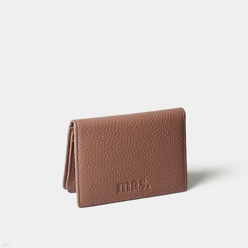 Leather namecard wallet_ Red bean
