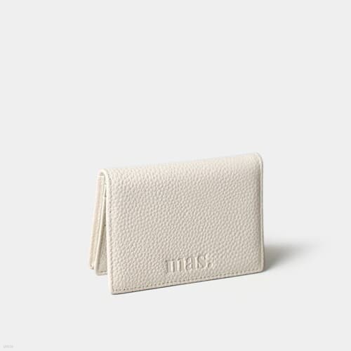 Leather namecard wallet_ White